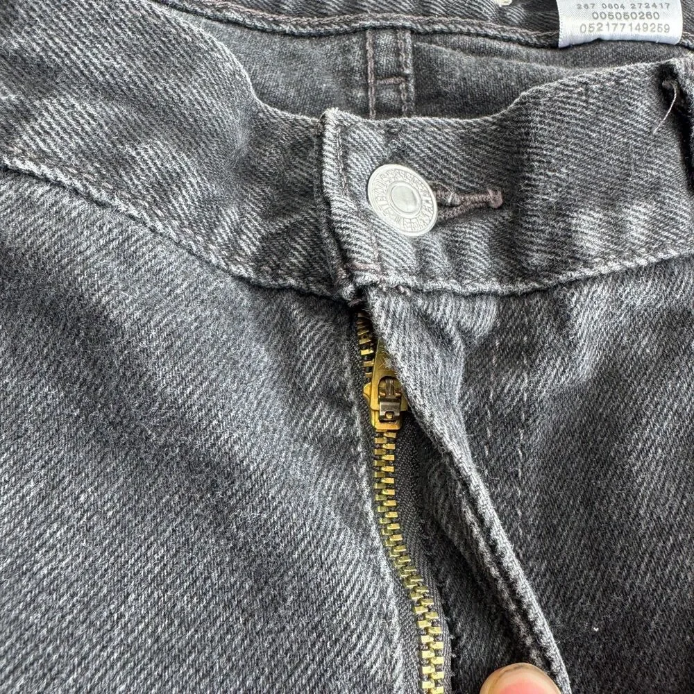Levi's 505 Regular Fit Jeans Mens 40x32 Blue Denim Cotton Medium Wash Straight
